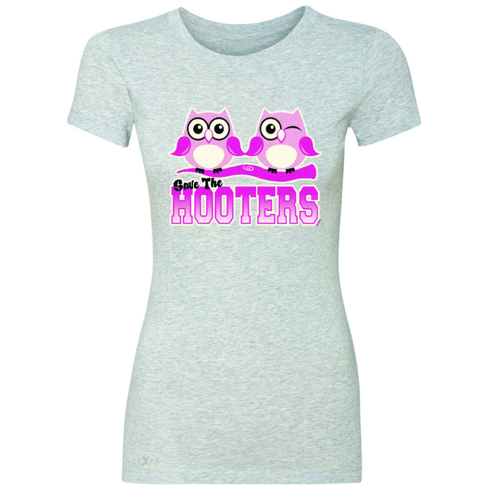Save the Hooters Breast Cancer October Women's T-shirt Awareness Tee - Zexpa Apparel - 2