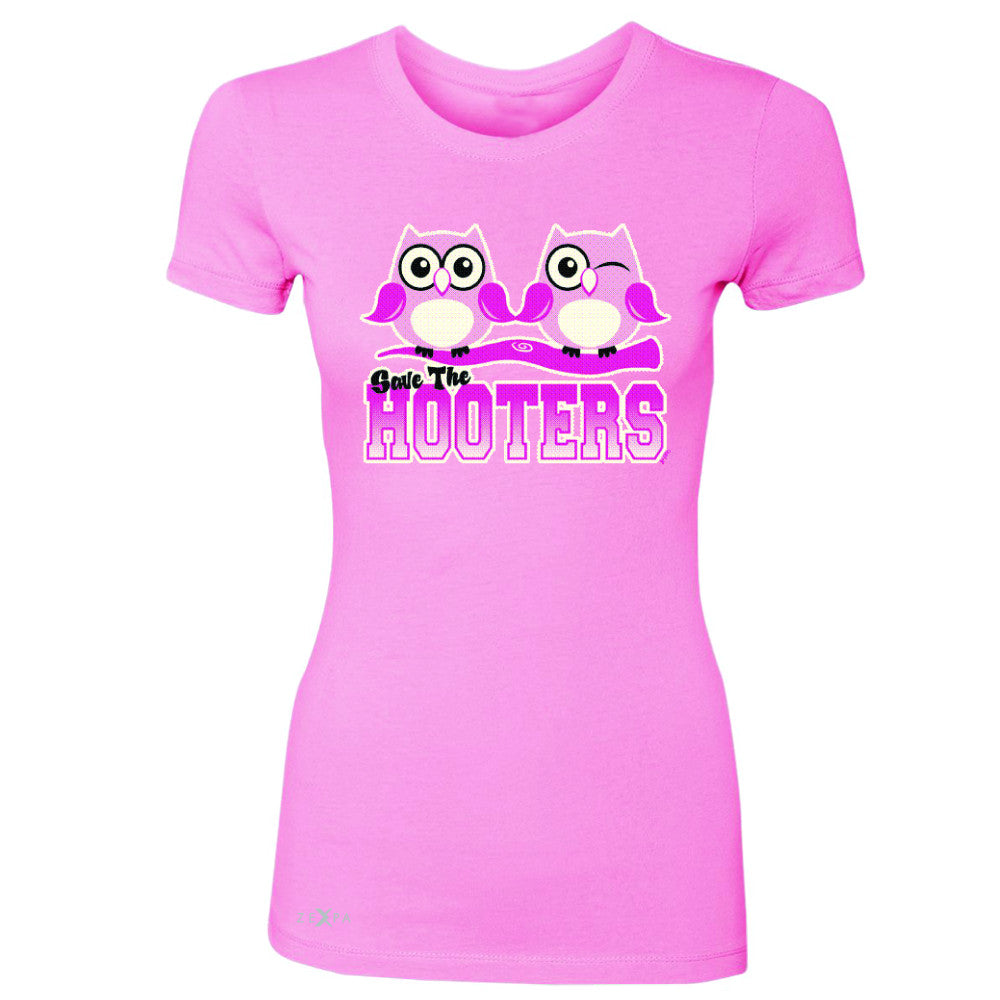 Save the Hooters Breast Cancer October Women's T-shirt Awareness Tee - Zexpa Apparel - 3