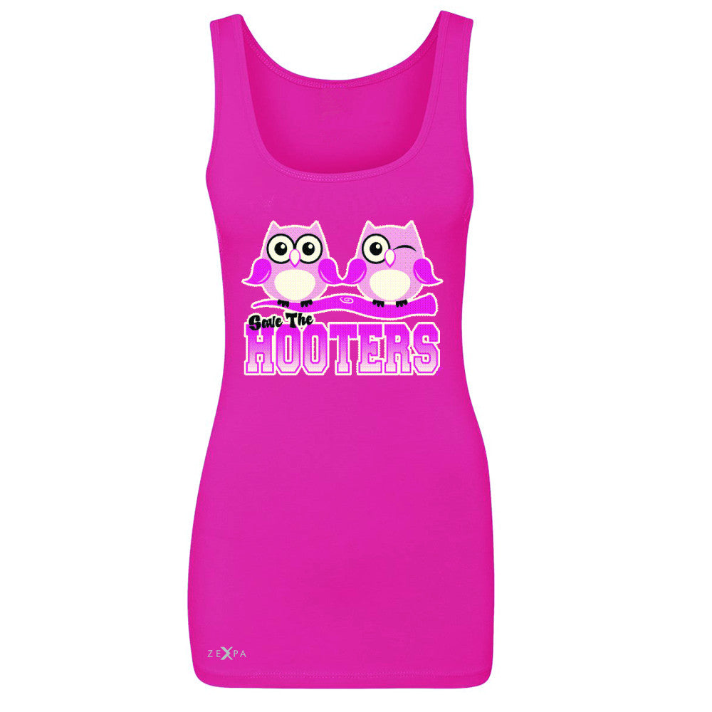 Save the Hooters Breast Cancer October Women's Tank Top Awareness Sleeveless - Zexpa Apparel - 2