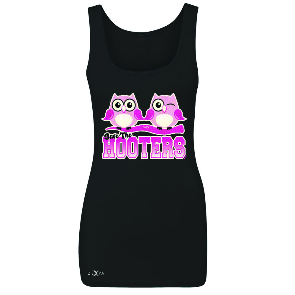 Save the Hooters Breast Cancer October Women's Tank Top Awareness Sleeveless - Zexpa Apparel - 1