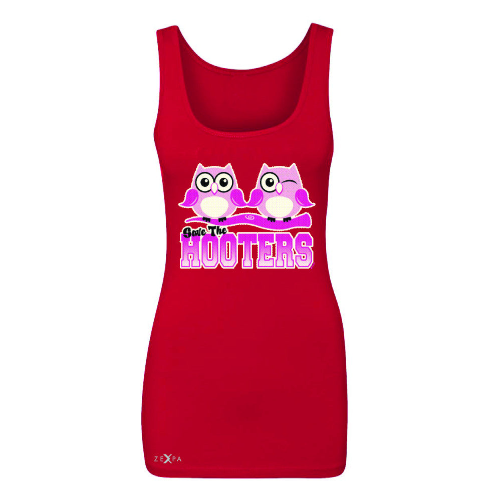 Save the Hooters Breast Cancer October Women's Tank Top Awareness Sleeveless - Zexpa Apparel - 3