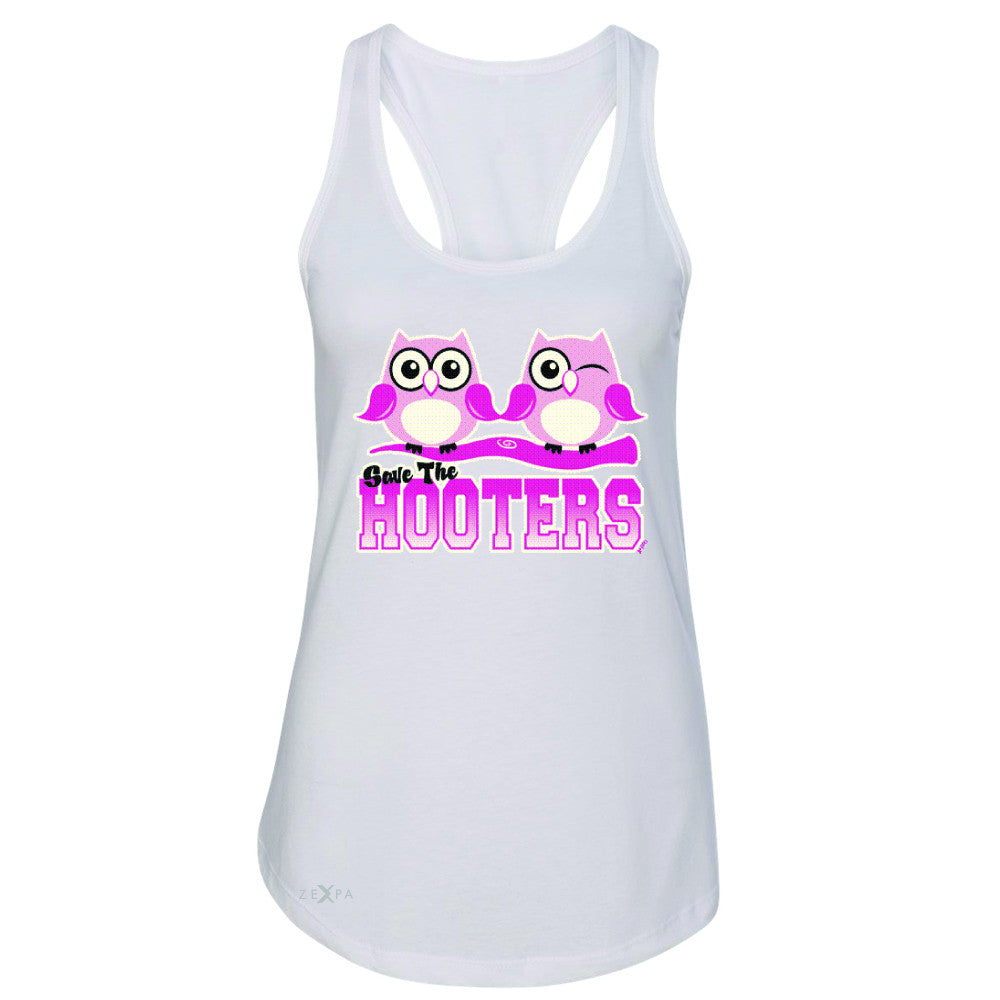 Save the Hooters Breast Cancer October Women's Racerback Awareness Sleeveless - Zexpa Apparel - 4