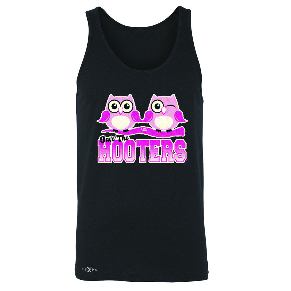 Save the Hooters Breast Cancer October Men's Jersey Tank Awareness Sleeveless - Zexpa Apparel - 1