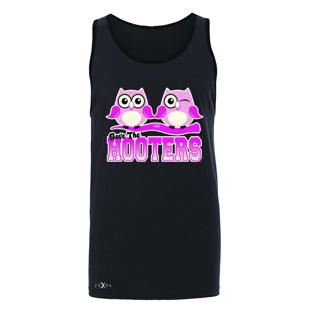 Save the Hooters Breast Cancer October Men's Jersey Tank Awareness Sleeveless - Zexpa Apparel - 3