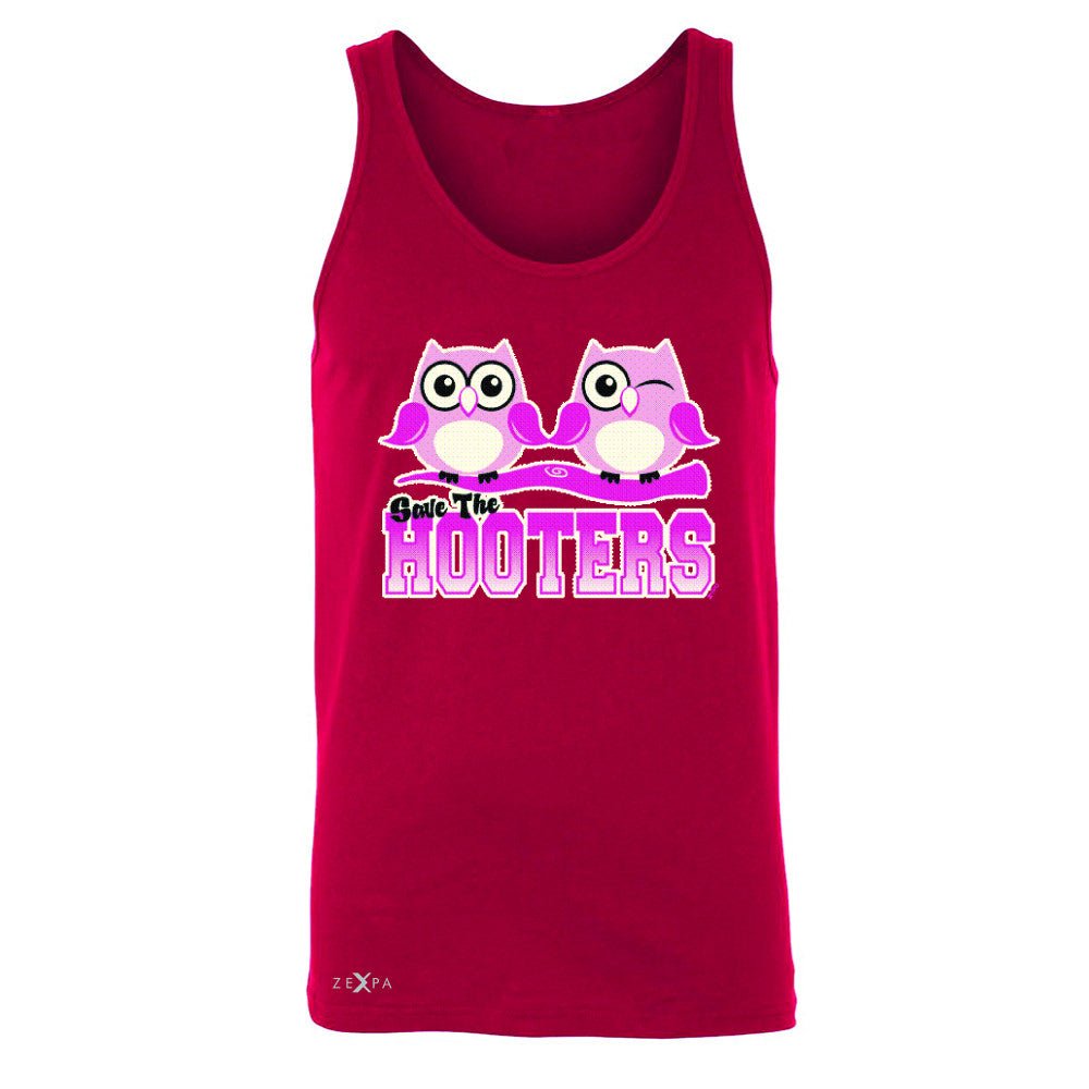 Save the Hooters Breast Cancer October Men's Jersey Tank Awareness Sleeveless - Zexpa Apparel - 4