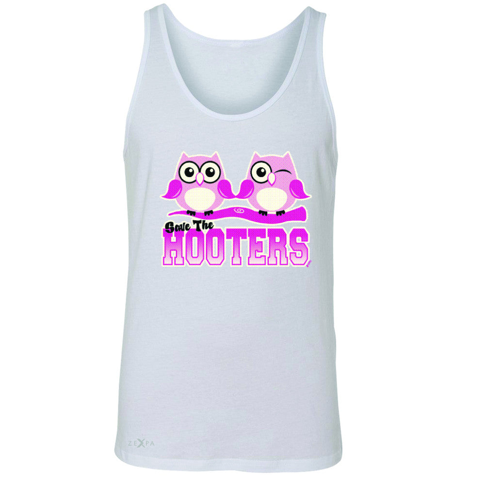 Save the Hooters Breast Cancer October Men's Jersey Tank Awareness Sleeveless - Zexpa Apparel - 5