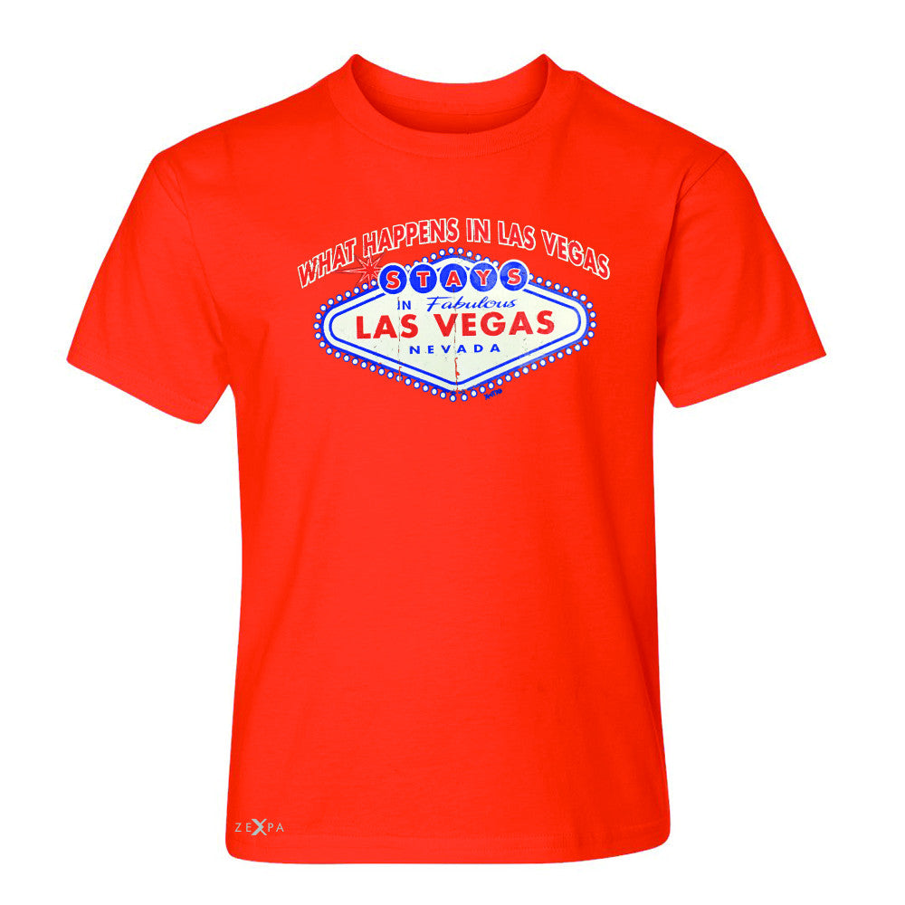 What Happens in Las Vegas Stays In Las Vegas Youth T-shirt Fun Tee - Zexpa Apparel - 2