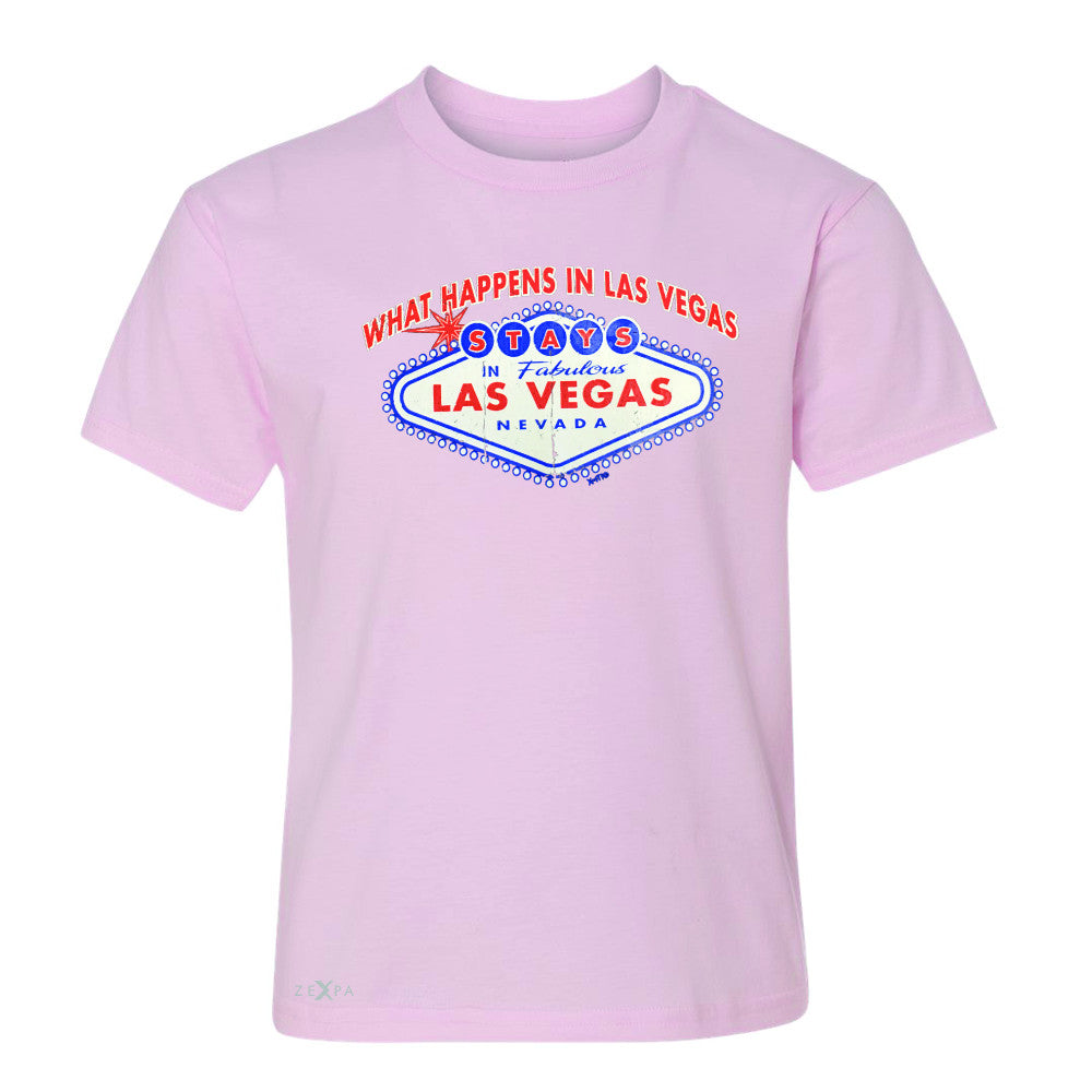 What Happens in Las Vegas Stays In Las Vegas Youth T-shirt Fun Tee - Zexpa Apparel - 3