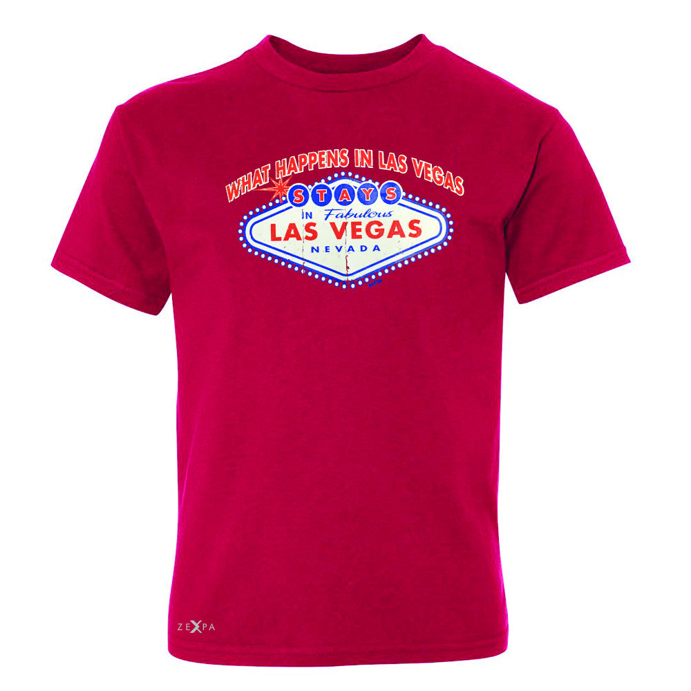 What Happens in Las Vegas Stays In Las Vegas Youth T-shirt Fun Tee - Zexpa Apparel - 4