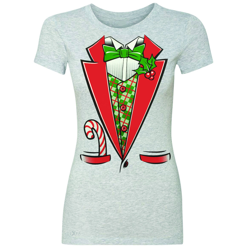 Sugar Christmas Tuxedo Cool Women's T-shirt Halloween Costume Tee - Zexpa Apparel - 2