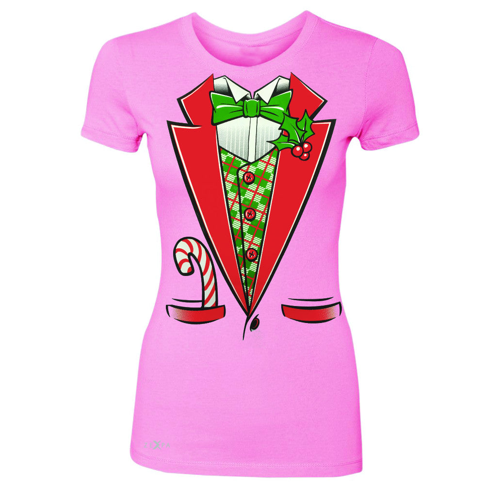 Sugar Christmas Tuxedo Cool Women's T-shirt Halloween Costume Tee - Zexpa Apparel - 3
