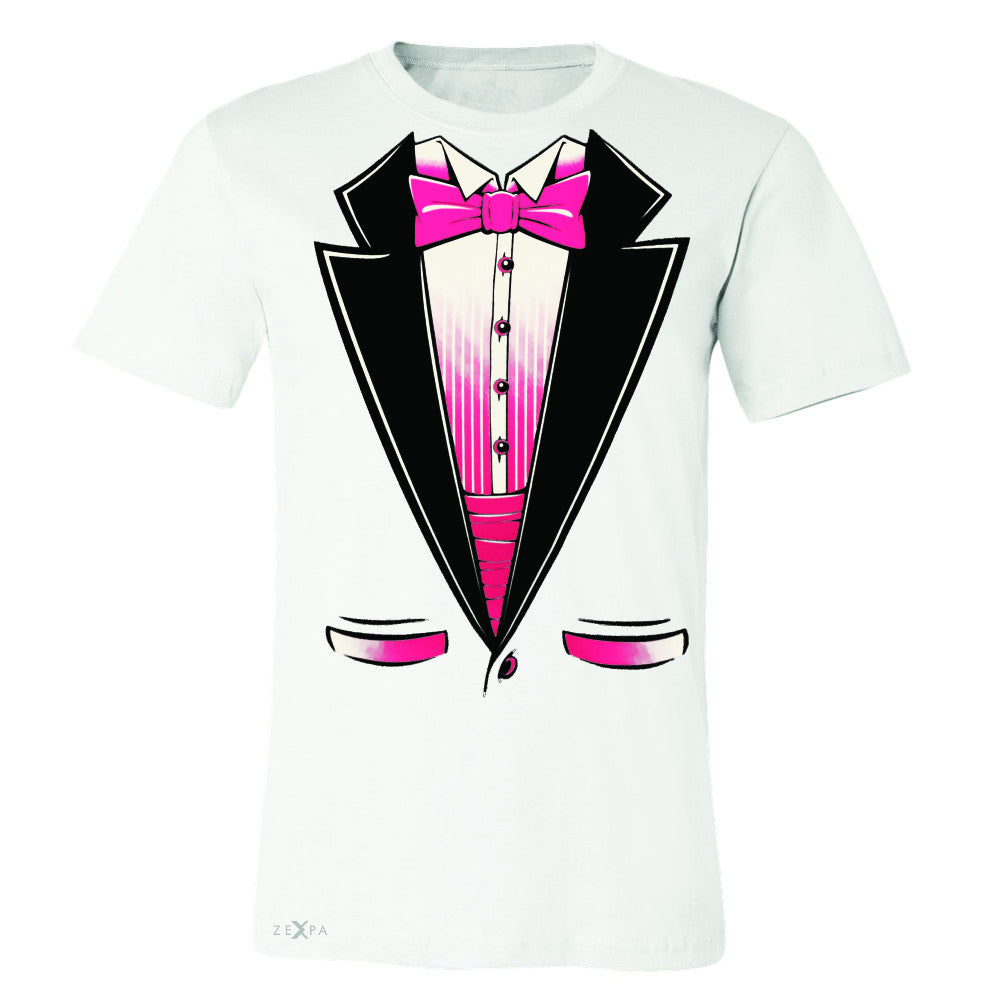 Pink Smokin Tuxedo Cool Men's T-shirt Halloween Costume Tee - Zexpa Apparel - 6