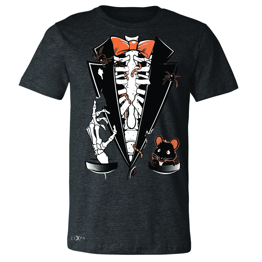 Rib Cage Skeleton Tuxedo Men's T-shirt Halloween Costume Tee - Zexpa Apparel - 2