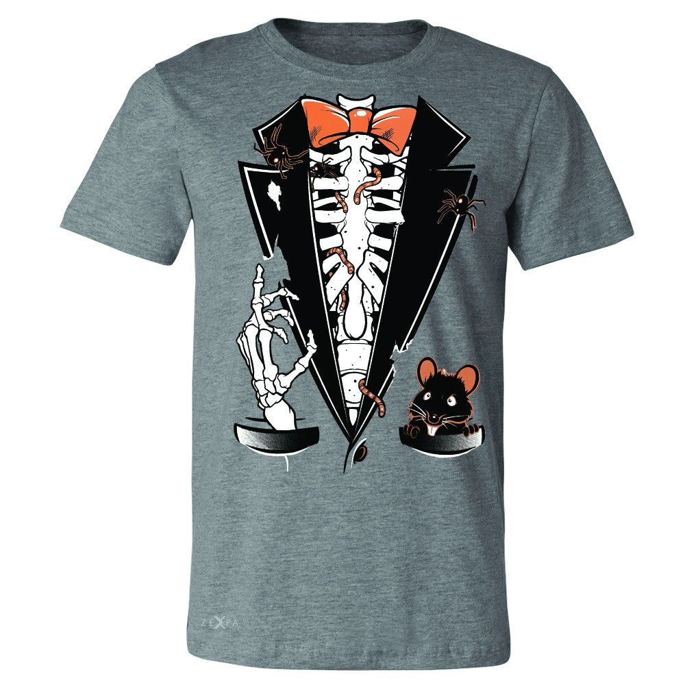 Rib Cage Skeleton Tuxedo Men's T-shirt Halloween Costume Tee - Zexpa Apparel - 3