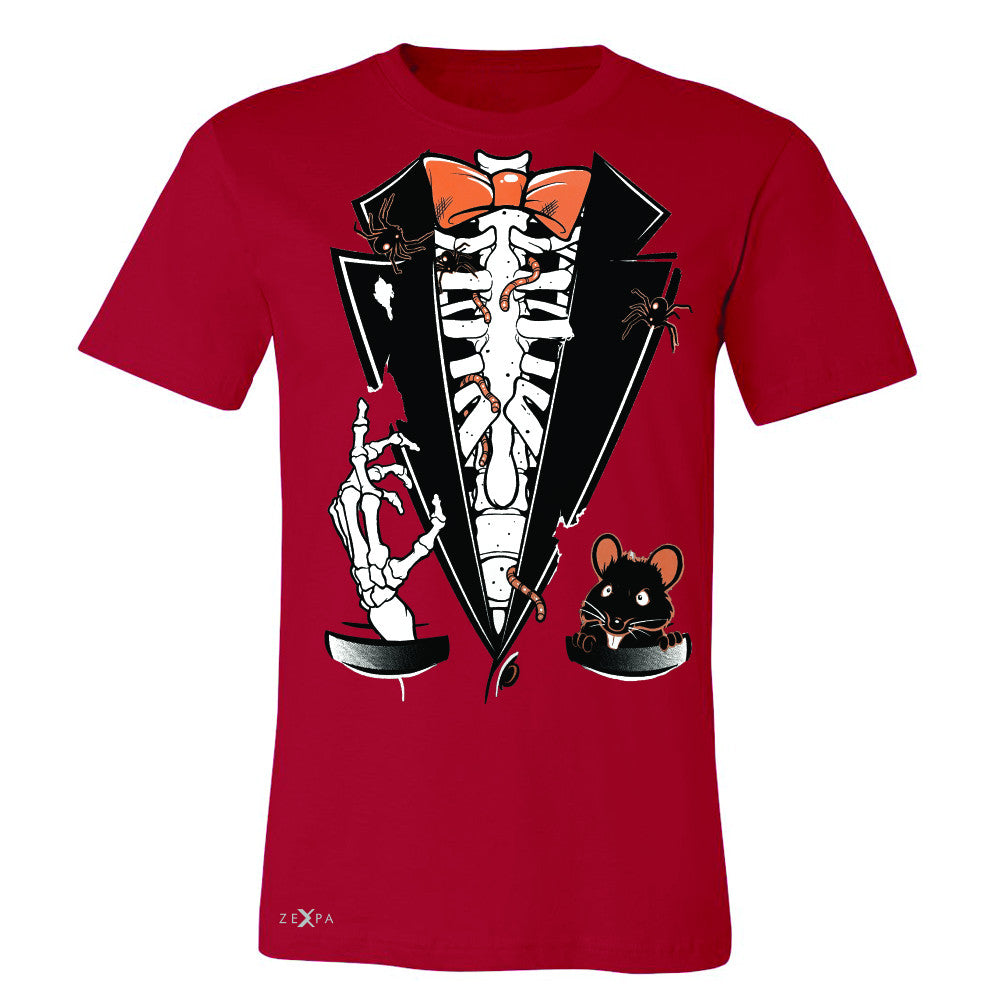 Rib Cage Skeleton Tuxedo Men's T-shirt Halloween Costume Tee - Zexpa Apparel - 5