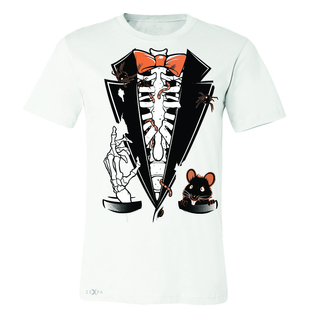 Rib Cage Skeleton Tuxedo Men's T-shirt Halloween Costume Tee - Zexpa Apparel - 6