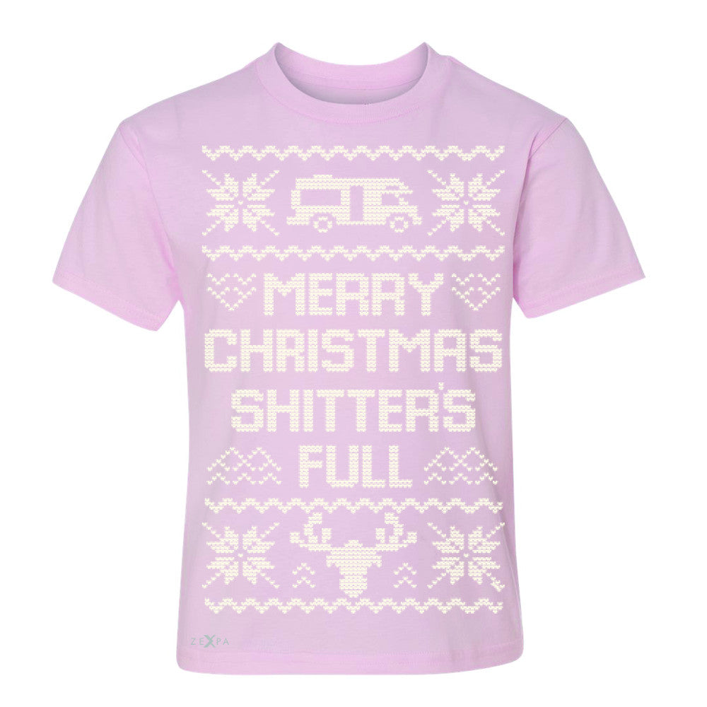 Zexpa Apparel™ Merry Christmas Shitter's Full Youth T-shirt Ugly Sweater Fame Tee - Zexpa Apparel Halloween Christmas Shirts
