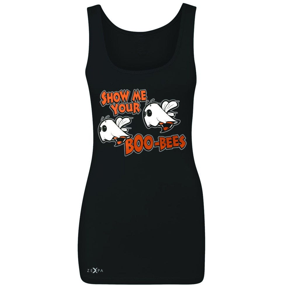 Show Me Your Boo-Bees Ghost  Women's Tank Top Halloween Costume Sleeveless - Zexpa Apparel - 1