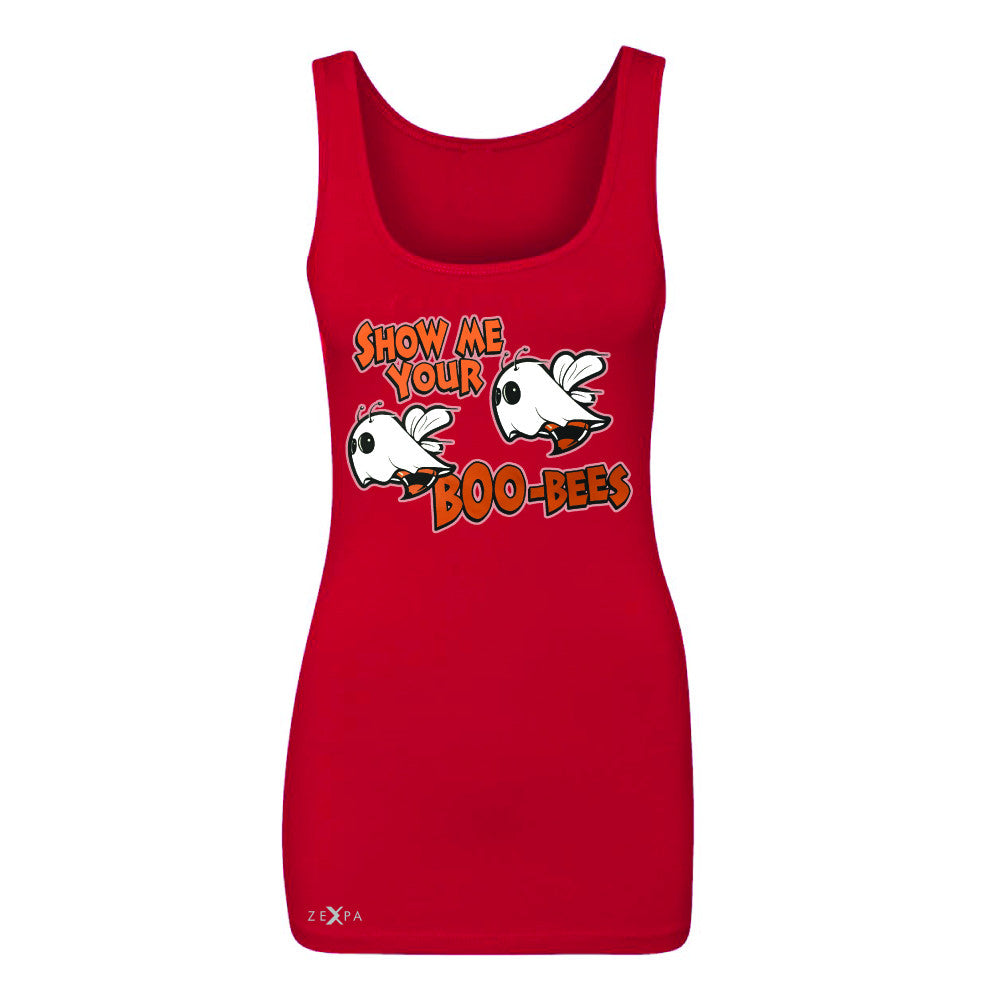 Show Me Your Boo-Bees Ghost  Women's Tank Top Halloween Costume Sleeveless - Zexpa Apparel - 3