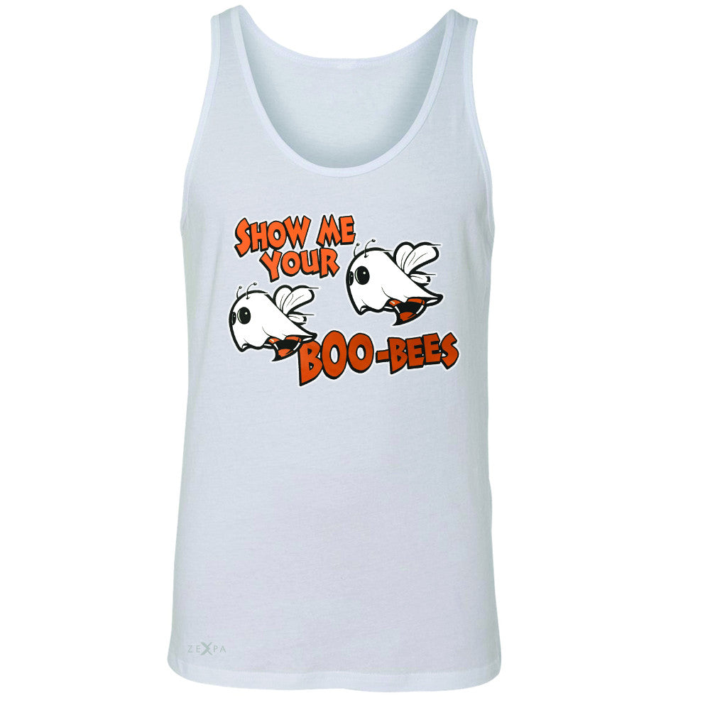 Show Me Your Boo-Bees Ghost  Men's Jersey Tank Halloween Costume Sleeveless - Zexpa Apparel - 5