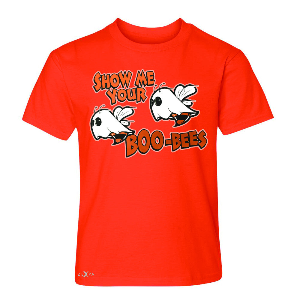 Show Me Your Boo-Bees Ghost  Youth T-shirt Halloween Costume Tee - Zexpa Apparel - 2