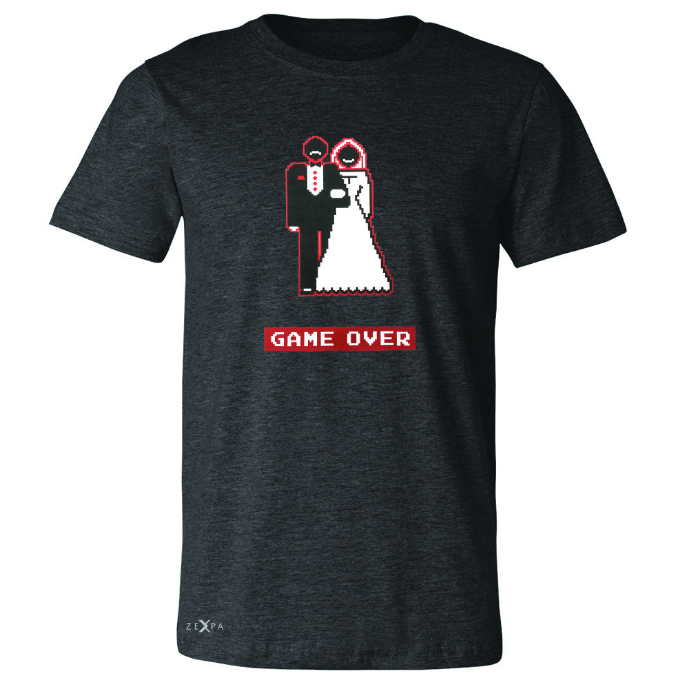 Game Over Wedding Married Video Game Men's T-shirt Funny Gift Tee - Zexpa Apparel - 2