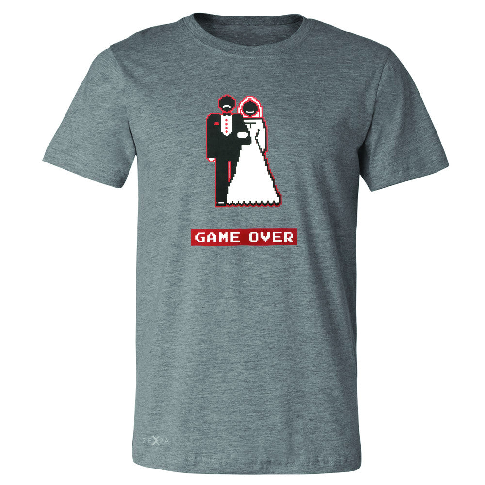 Game Over Wedding Married Video Game Men's T-shirt Funny Gift Tee - Zexpa Apparel - 3