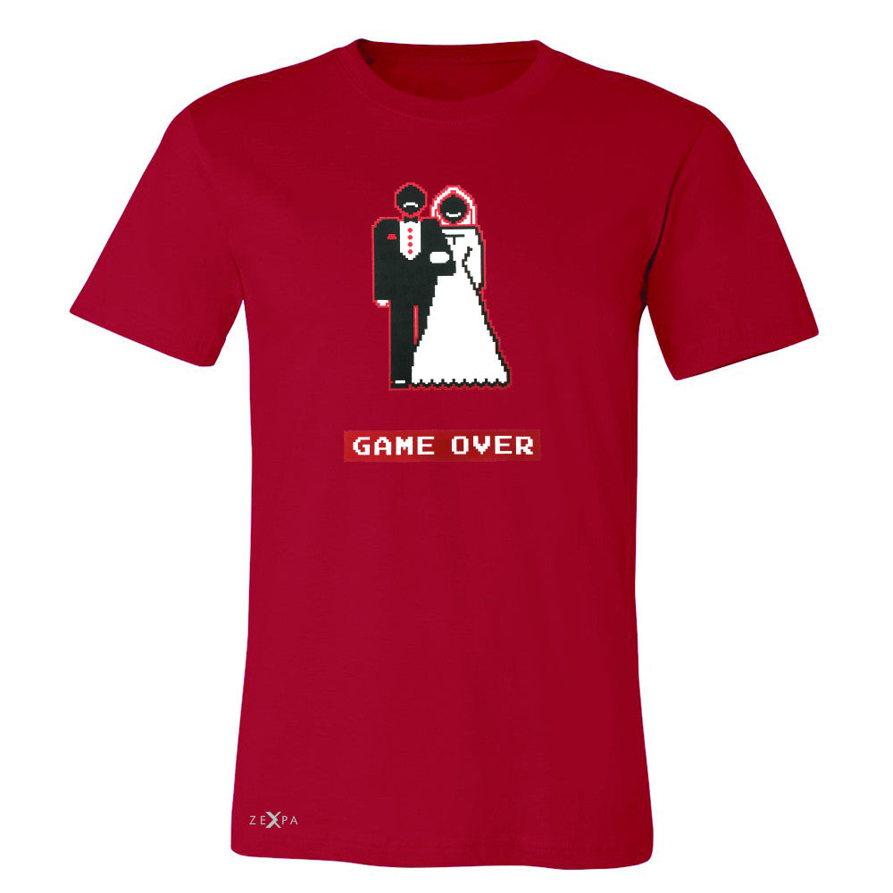 Game Over Wedding Married Video Game Men's T-shirt Funny Gift Tee - Zexpa Apparel - 5
