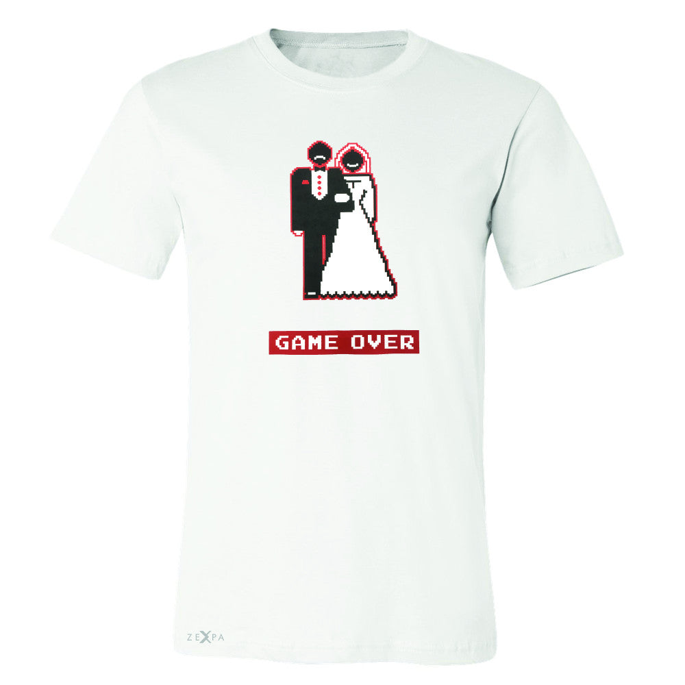 Game Over Wedding Married Video Game Men's T-shirt Funny Gift Tee - Zexpa Apparel - 6