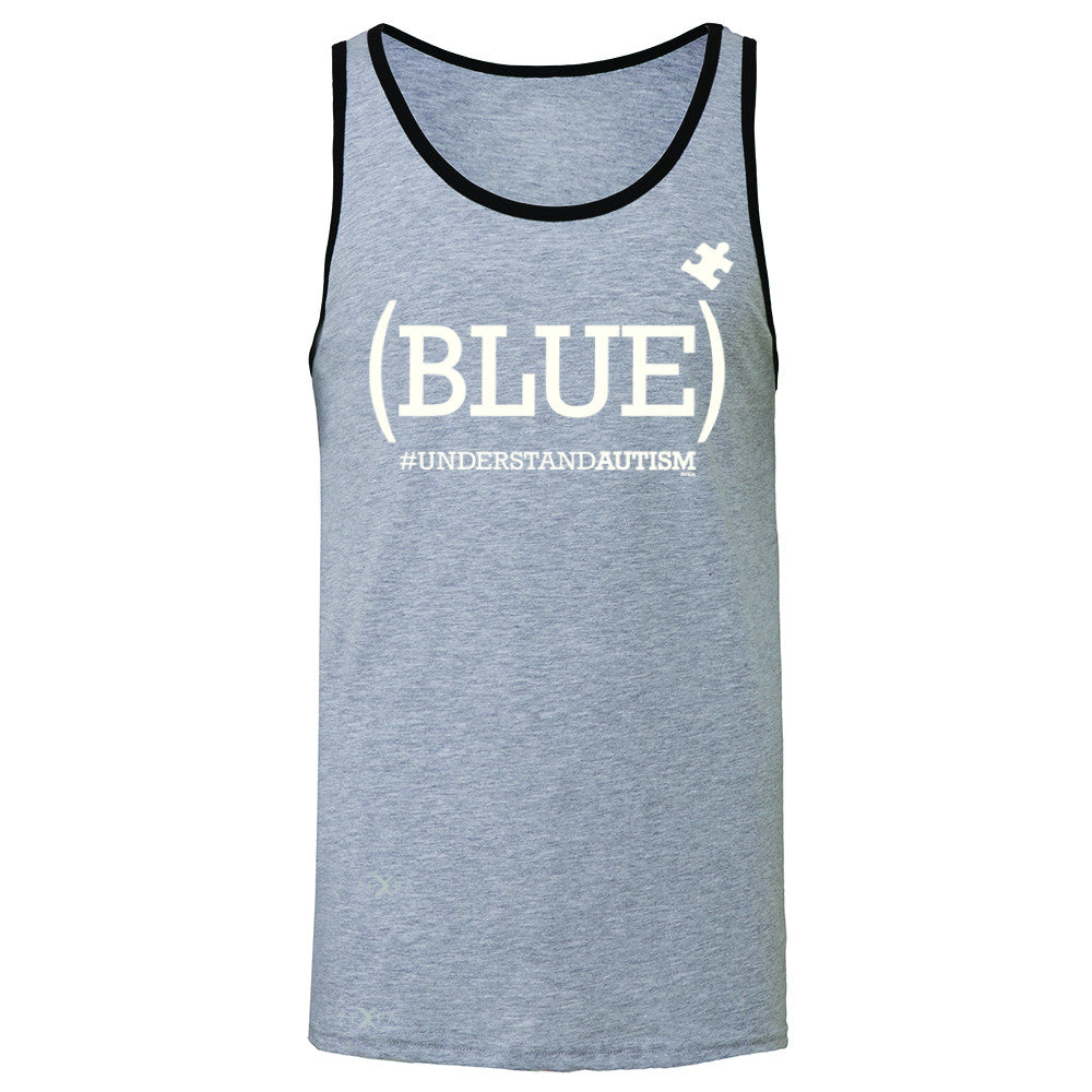 Blue Understand Autism #understandautism Men's Jersey Tank Support Sleeveless - Zexpa Apparel Halloween Christmas Shirts