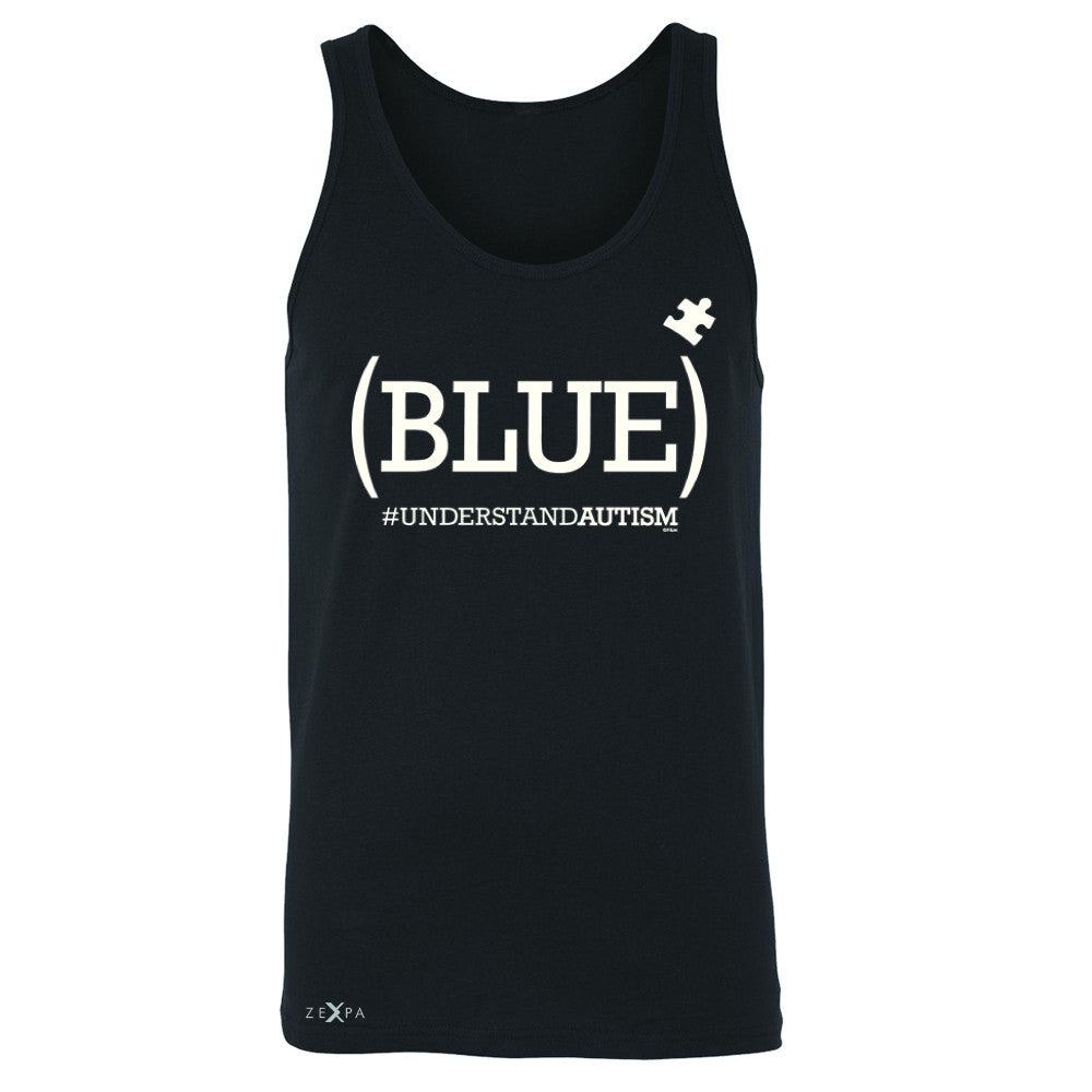 Blue Understand Autism #understandautism Men's Jersey Tank Support Sleeveless - Zexpa Apparel Halloween Christmas Shirts