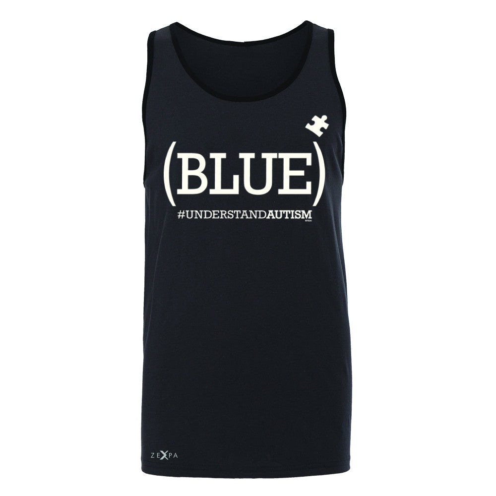 Blue Understand Autism #understandautism Men's Jersey Tank Support Sleeveless - Zexpa Apparel Halloween Christmas Shirts