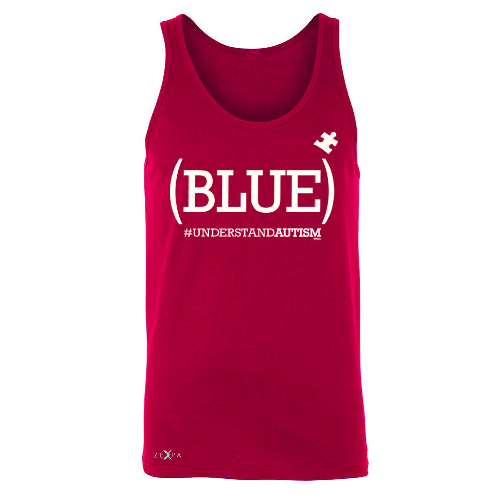 Blue Understand Autism #understandautism Men's Jersey Tank Support Sleeveless - Zexpa Apparel Halloween Christmas Shirts