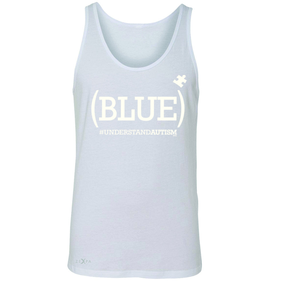 Blue Understand Autism #understandautism Men's Jersey Tank Support Sleeveless - Zexpa Apparel Halloween Christmas Shirts