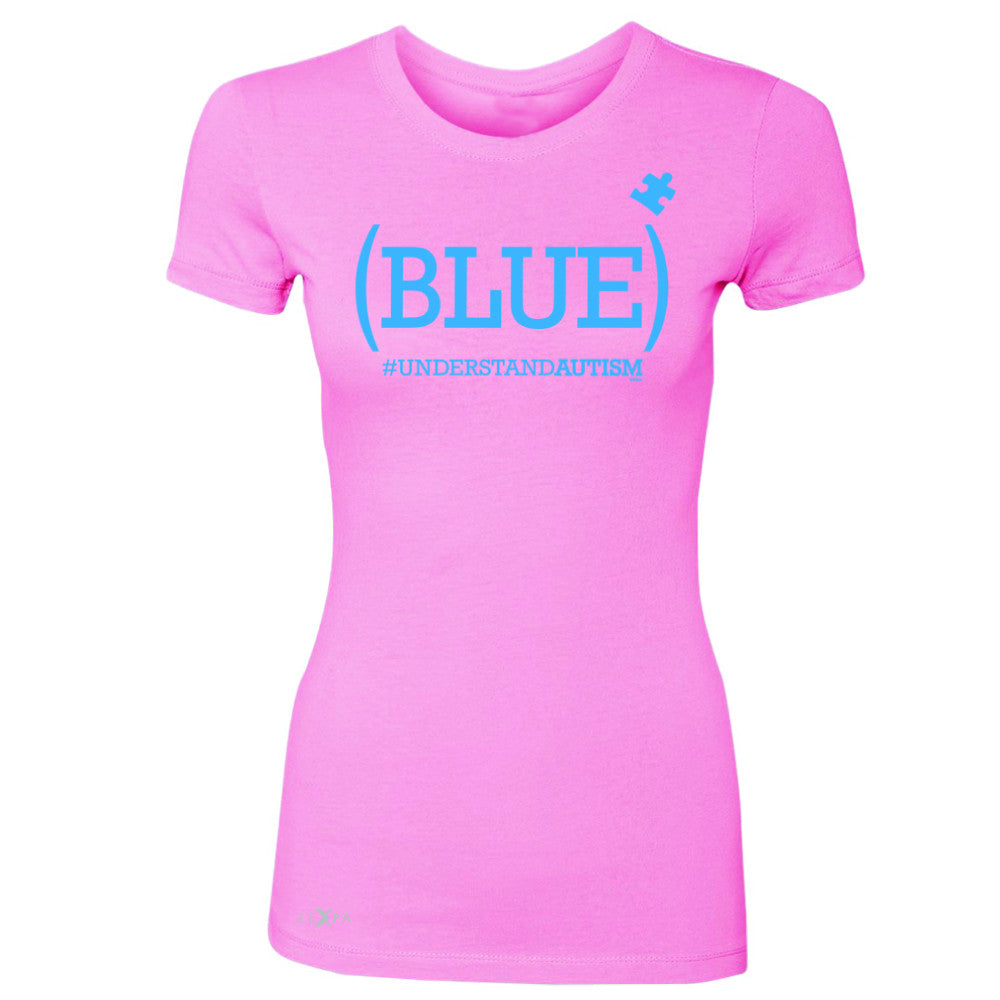 Zexpa Apparel™ Blue Understand Autism #understandautism Women's T-shirt Aware Tee - Zexpa Apparel Halloween Christmas Shirts
