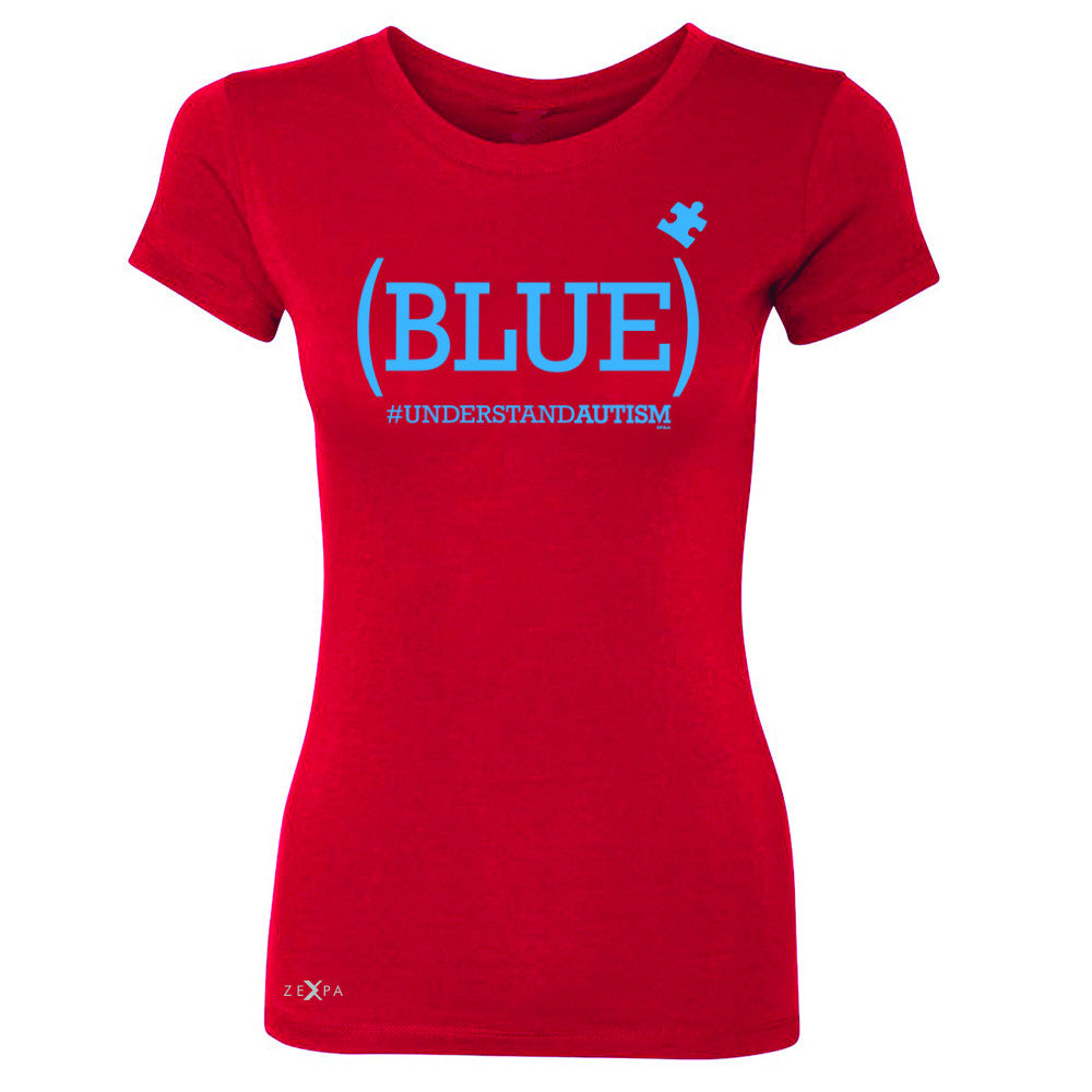 Zexpa Apparel™ Blue Understand Autism #understandautism Women's T-shirt Aware Tee - Zexpa Apparel Halloween Christmas Shirts