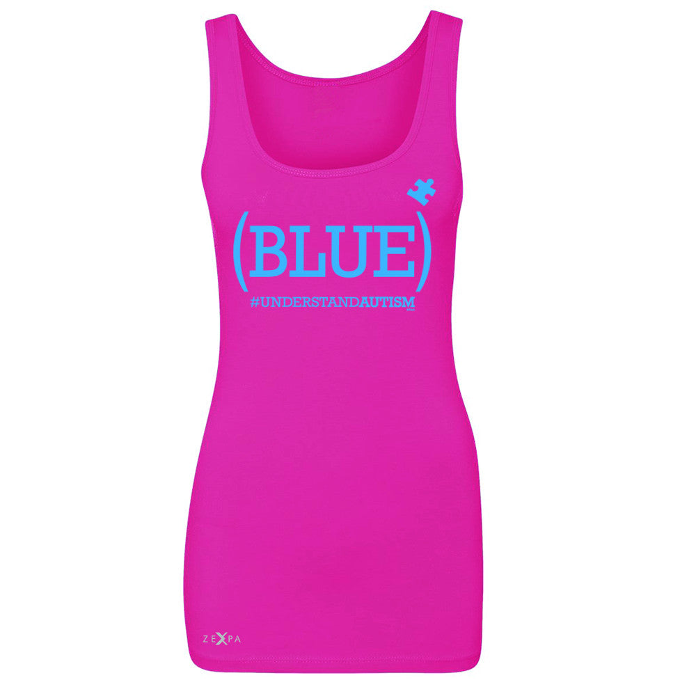 Zexpa Apparel™ Blue Understand Autism #understandautism Women's Tank Top Aware Sleeveless - Zexpa Apparel Halloween Christmas Shirts