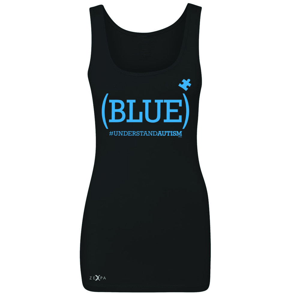 Zexpa Apparel™ Blue Understand Autism #understandautism Women's Tank Top Aware Sleeveless - Zexpa Apparel Halloween Christmas Shirts