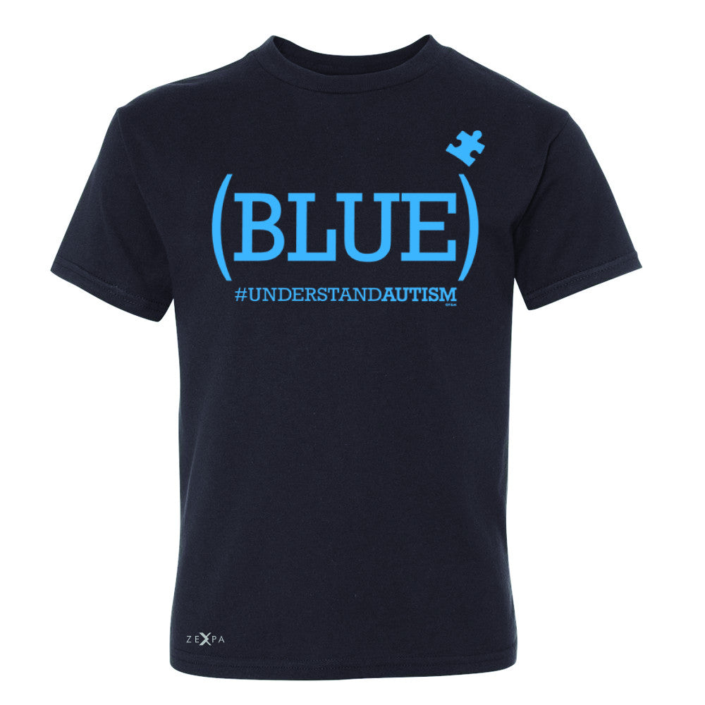 Zexpa Apparel™ Blue Understand Autism #understandautism Youth T-shirt Aware Tee - Zexpa Apparel Halloween Christmas Shirts
