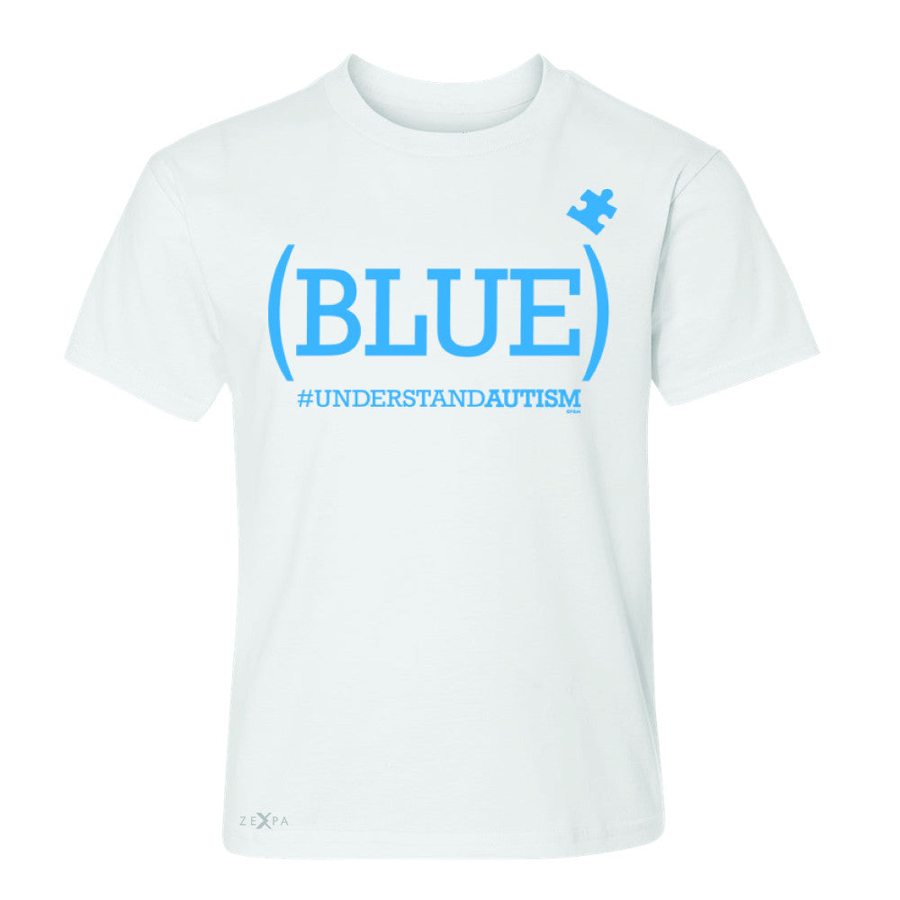 Zexpa Apparel™ Blue Understand Autism #understandautism Youth T-shirt Aware Tee - Zexpa Apparel Halloween Christmas Shirts