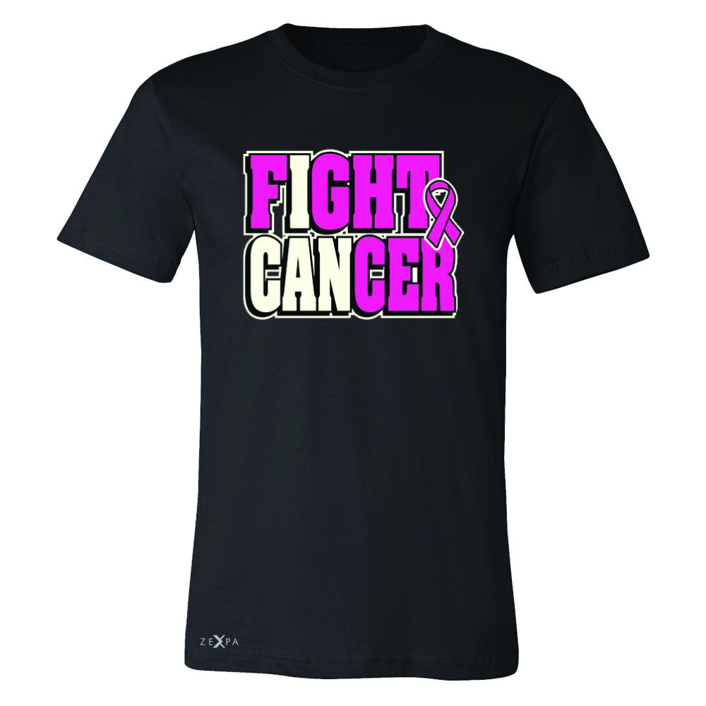 Fight Cancer I CAN Men's T-shirt Breast Cancer Tee - Zexpa Apparel