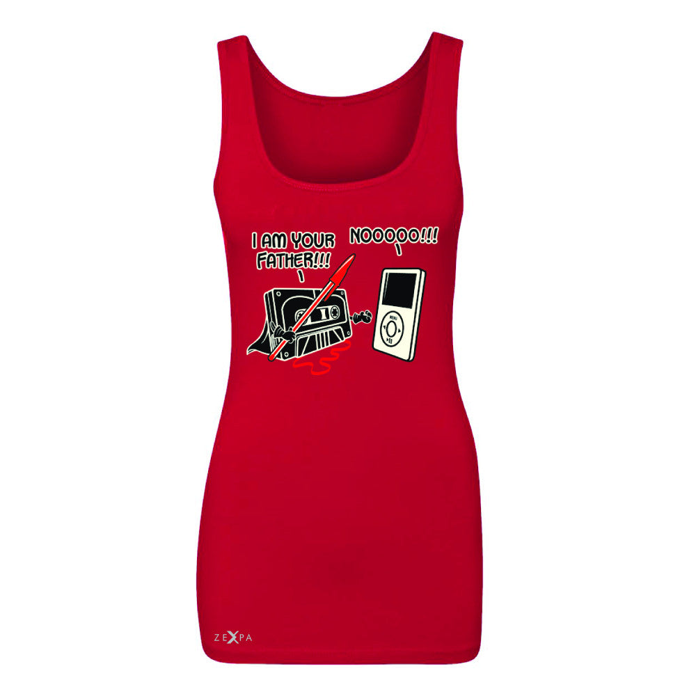 I'm Your Father - Cassette iPod SW Women's Tank Top Father's Day Sleeveless - Zexpa Apparel - 3
