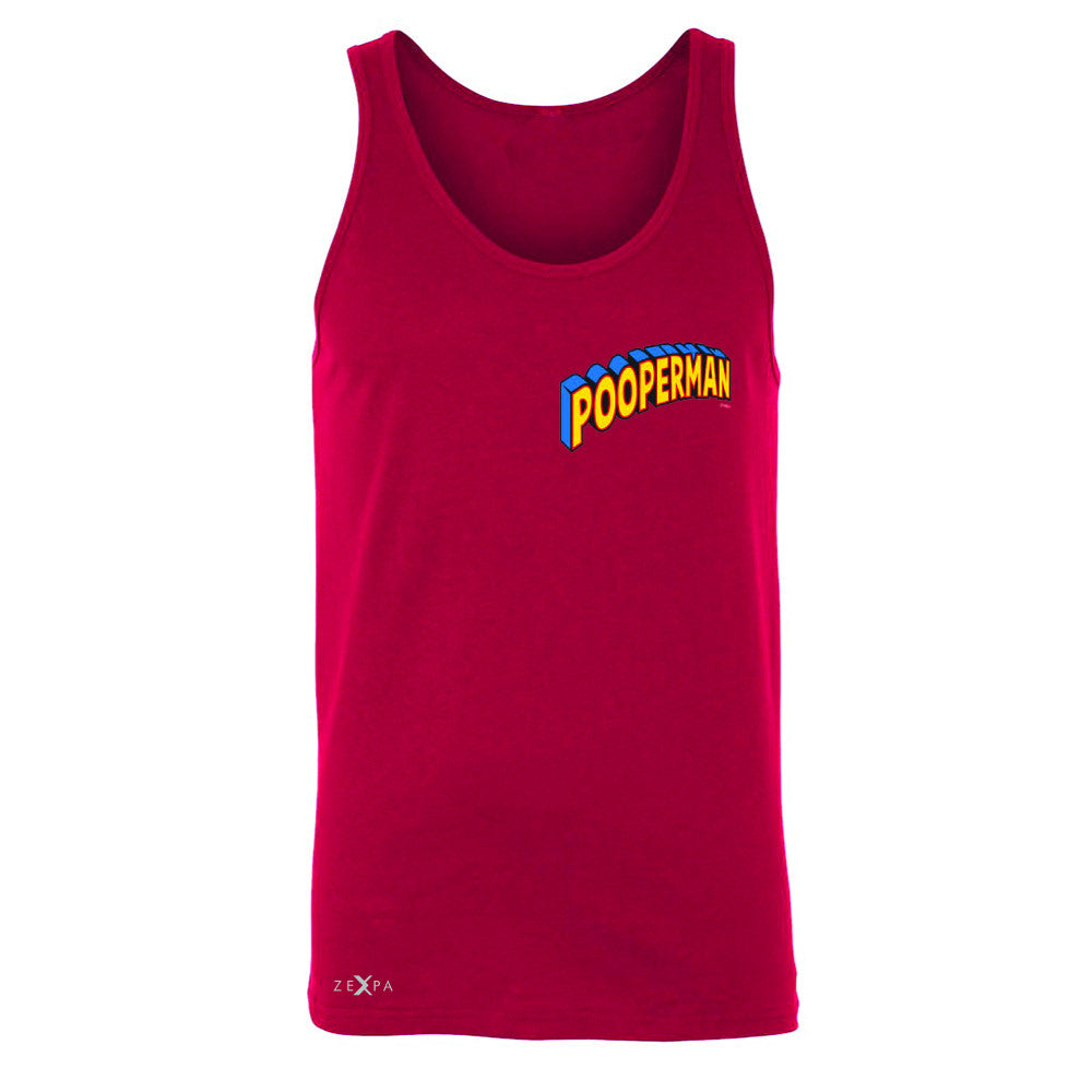 Pooperman - Proud to Be Men's Jersey Tank Funny Gift Friend Sleeveless - Zexpa Apparel - 4