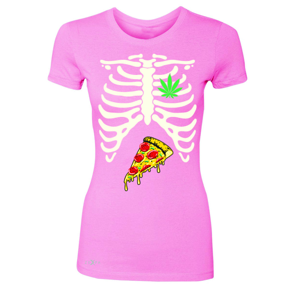 Rib Cage Weed Pizza Muchies Women's T-shirt Funny Gift Friend Tee - Zexpa Apparel - 3