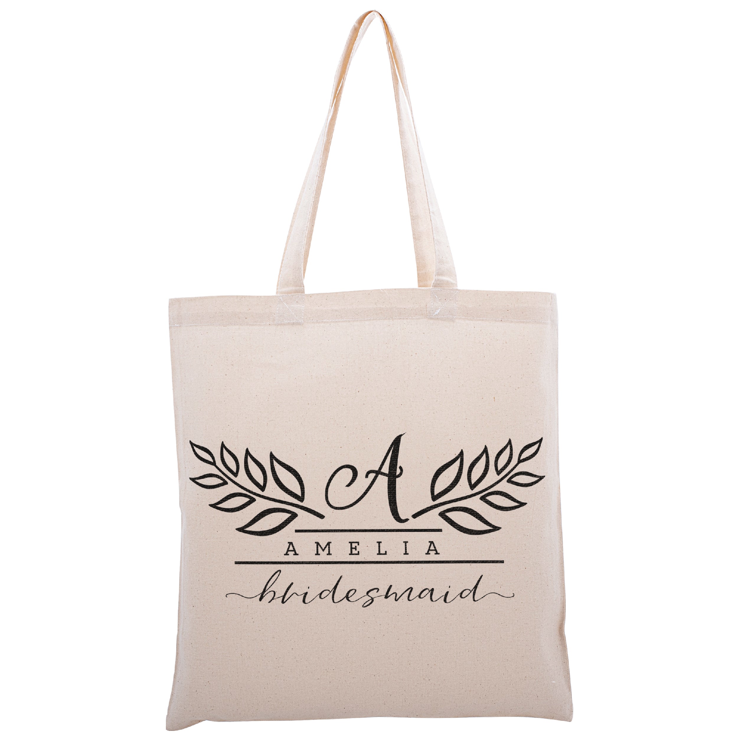 Personalized Tote Bag For Bridesmaids Wedding